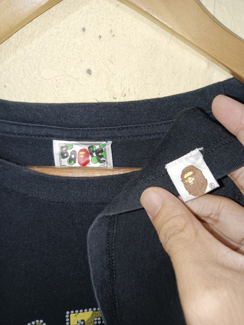 Bape College tee (Category: Activewear) located in San Pablo. Submitted by thriftyjd (Listing ID 1464872994, Image 3). Description: Dimes: L27 x W21 Condition/color rate: 9/10 No Issue.