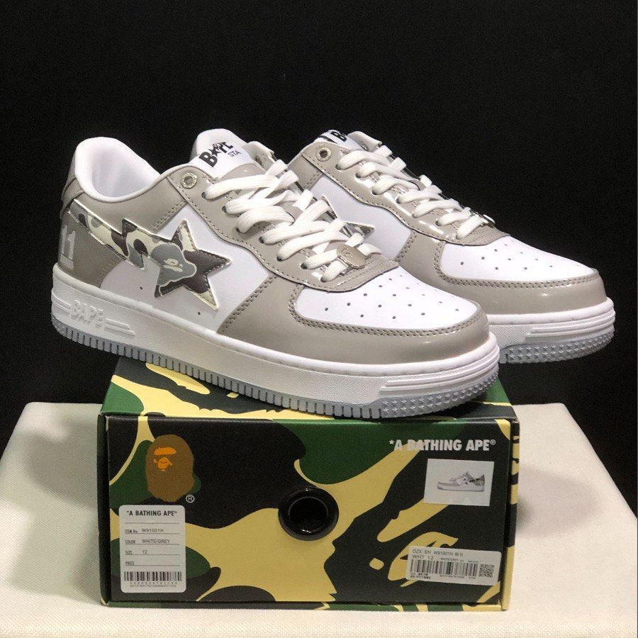 Bape Shoes Colorways #1 (Category: Slippers & Slides) located in Manila. Submitted by levigustav (Listing ID 1464772660, Image 2). Description: PRE-ORDER: Bape Sta Shoes Other colors posted separately Price: ₱3,530 DP: ₱3,000 non-refundable Balance: ₱530 upon arrival ETA: 5–7 days Sizes: 36–46 Location: Tondo, Manila No cancellation once confirmed Ship via Lalamove or J&T — buyer pays SF DM to reserve now.