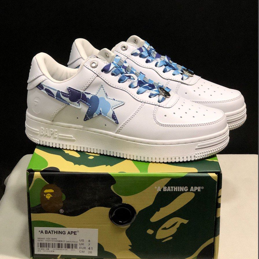 Bape Shoes Colorways #1 (Category: Slippers & Slides) located in Manila. Submitted by levigustav (Listing ID 1464772660, Image 3). Description: PRE-ORDER: Bape Sta Shoes Other colors posted separately Price: ₱3,530 DP: ₱3,000 non-refundable Balance: ₱530 upon arrival ETA: 5–7 days Sizes: 36–46 Location: Tondo, Manila No cancellation once confirmed Ship via Lalamove or J&T — buyer pays SF DM to reserve now.
