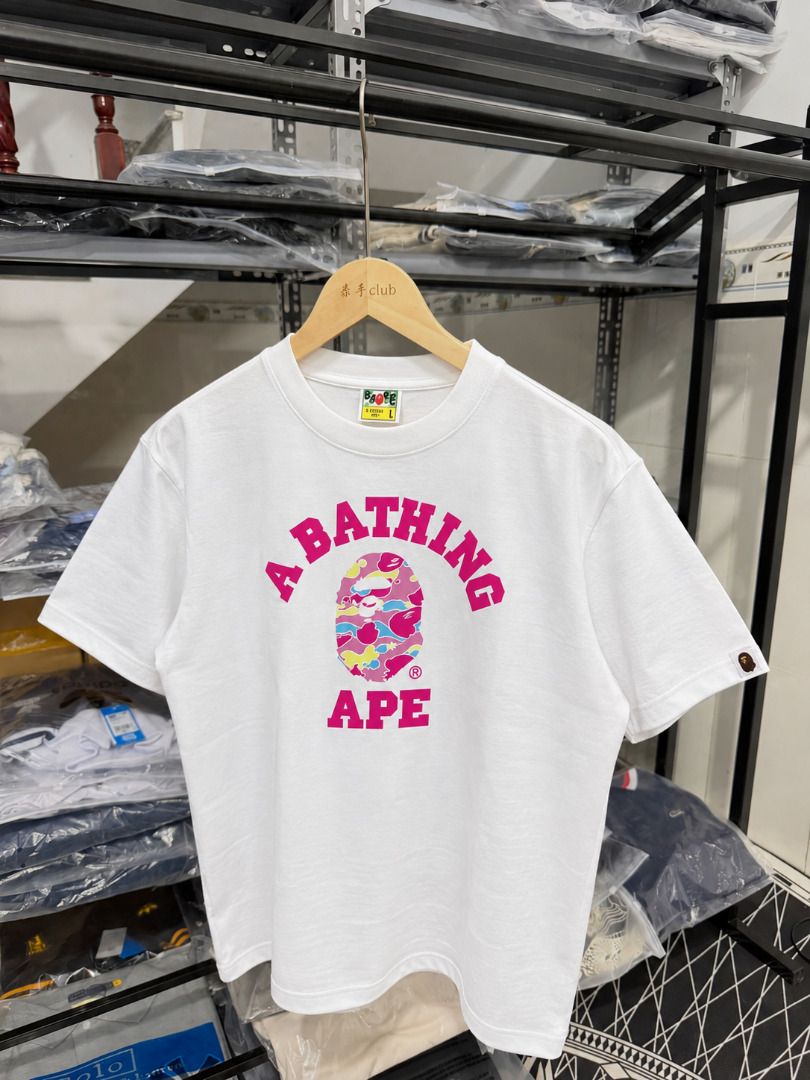 Bape Sta Camo Tee (Category: Tshirts & Polo Shirts ) located in San Fernando. Submitted by fynder (Listing ID 1464862978, Image 1). Description: Bape Sta Camo Tee Auth With Tags 💬 DM for more Photos or Size Chart 📦 Fast processing (Air cargo freight) 💬 More drops daily on IG: @fynder1 🔒 Buyer protection through Carousell — shop with confidence .