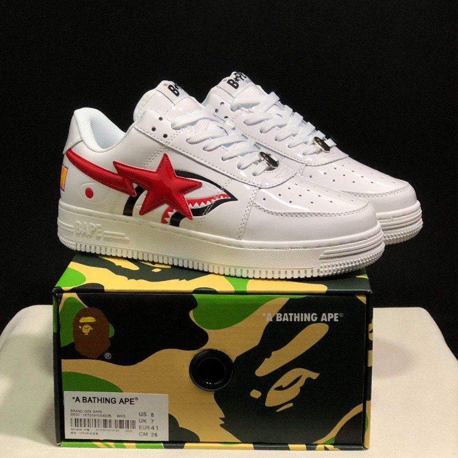 Bape Sta Shoes Colorways #2 (Category: Sneakers) located in Manila. Submitted by levigustav (Listing ID 1464772811, Image 2). Description: PRE-ORDER: Bape Sta Shoes Other colors posted separately Price: ₱3,530 DP: ₱3,000 non-refundable Balance: ₱530 upon arrival ETA: 5–7 days Sizes: 36–46 Location: Tondo, Manila No cancellation once confirmed Ship via Lalamove or J&T — buyer pays SF DM to reserve now.