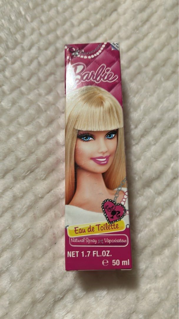 Barbie EDT (Category: Fragrance & Deodorants) located in Pasig City. Submitted by mixpicks (Listing ID 1464923828, Image 1). Description: Sealed Box From Spain.