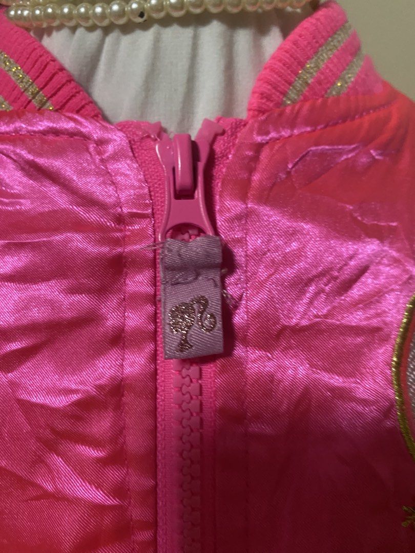 Barbie mattel bomber jacket for kids (Category: Babies & Kids Fashion) located in Manila. Submitted by avathriftedcloset (Listing ID 1464966389, Image 3). Description: .