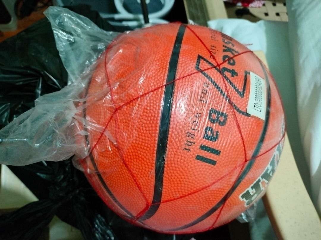 Basketball - Official Size and Weight (Category: Racket and Ball Sports) located in San Pedro. Submitted by leviandmillie (Listing ID 1464959597, Image 2). Description: ‼️PICK UP ONLY‼️ ‼️Kindly read all the information.‼️ Basketball – Still in Plastic | ₱120 📦 Original Price: ₱399 💰 Selling Price: ₱120 🏀 Details: • Size: 7 / Full Size • Color: Orange • Marking: PU Light • Textured surface for better grip • Suitable for practice, recreational 