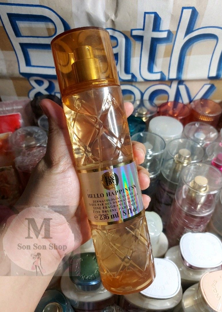 Bbw👉Hello Happines👈 (Category: Fragrance & Deodorants) located in Manila. Submitted by msonsonshop (Listing ID 1464902756, Image 1). Description: A bright, cheerful, and fruity-floral scent launched as part of the brand's collection..