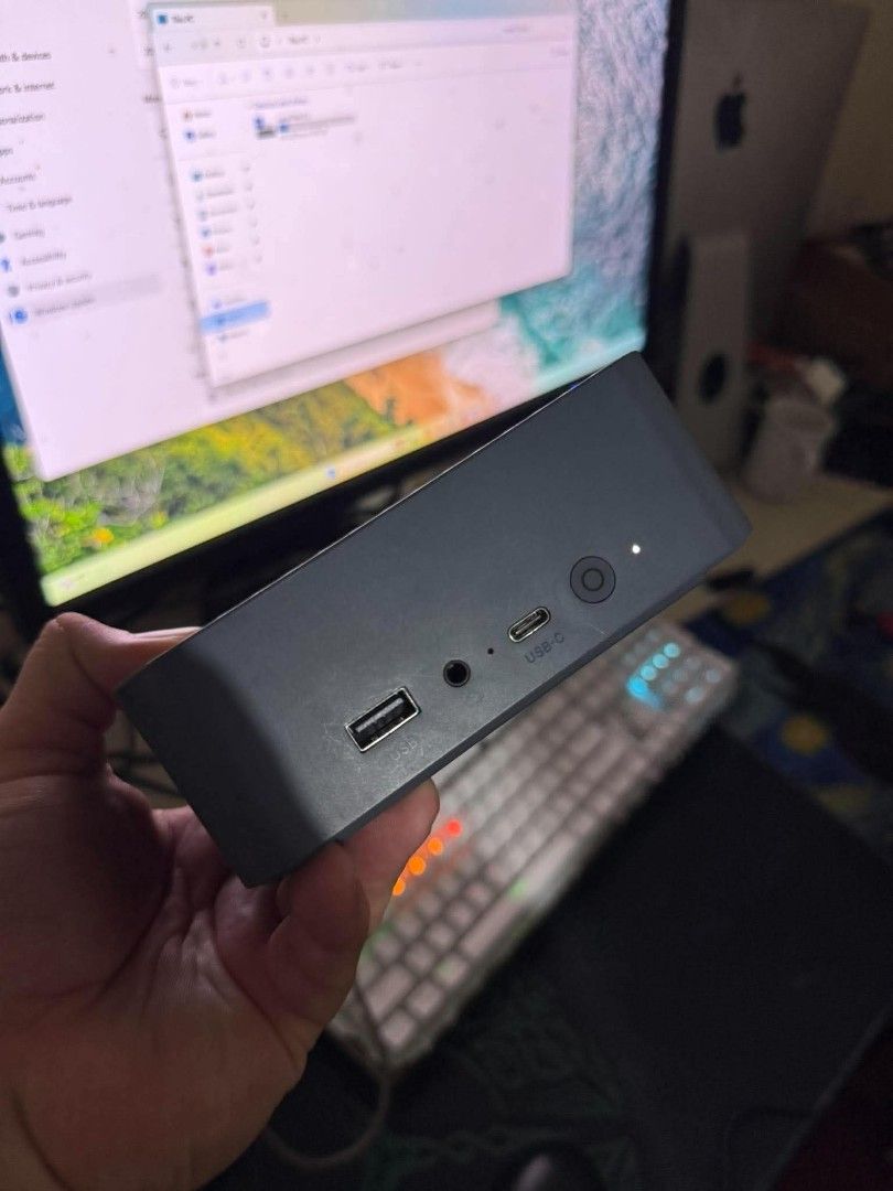 Beelink mini PC (Category: Desktops) located in Manila. Submitted by happyearth.953a15 (Listing ID 1464876564, Image 1). Description: Beelink mini PC AMD ryzen 7 5825U Amd Radeon TM graphics 16gb ram 512gb nvme Windows 11 pro OS Unit with power adapter 💸💸 22,000 Location: San Andres bukid manila Pick up or deliver.