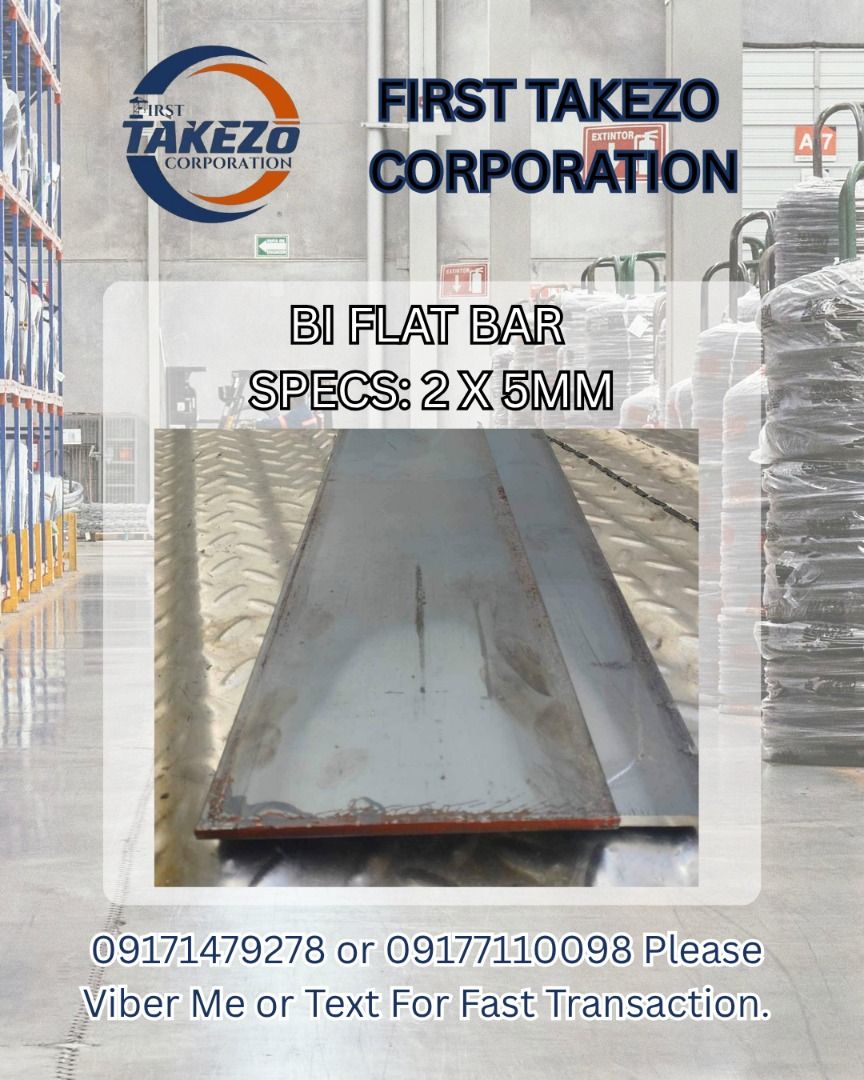 BI FLAT BAR SPECS: 2 X 5MM (Category: Home Improvement Tools & Accessories) located in Manila. Submitted by 09171479278_elsie. (Listing ID 1464774808, Image 1). Description: BI FLAT BAR SPECS: 2 X 5MM .