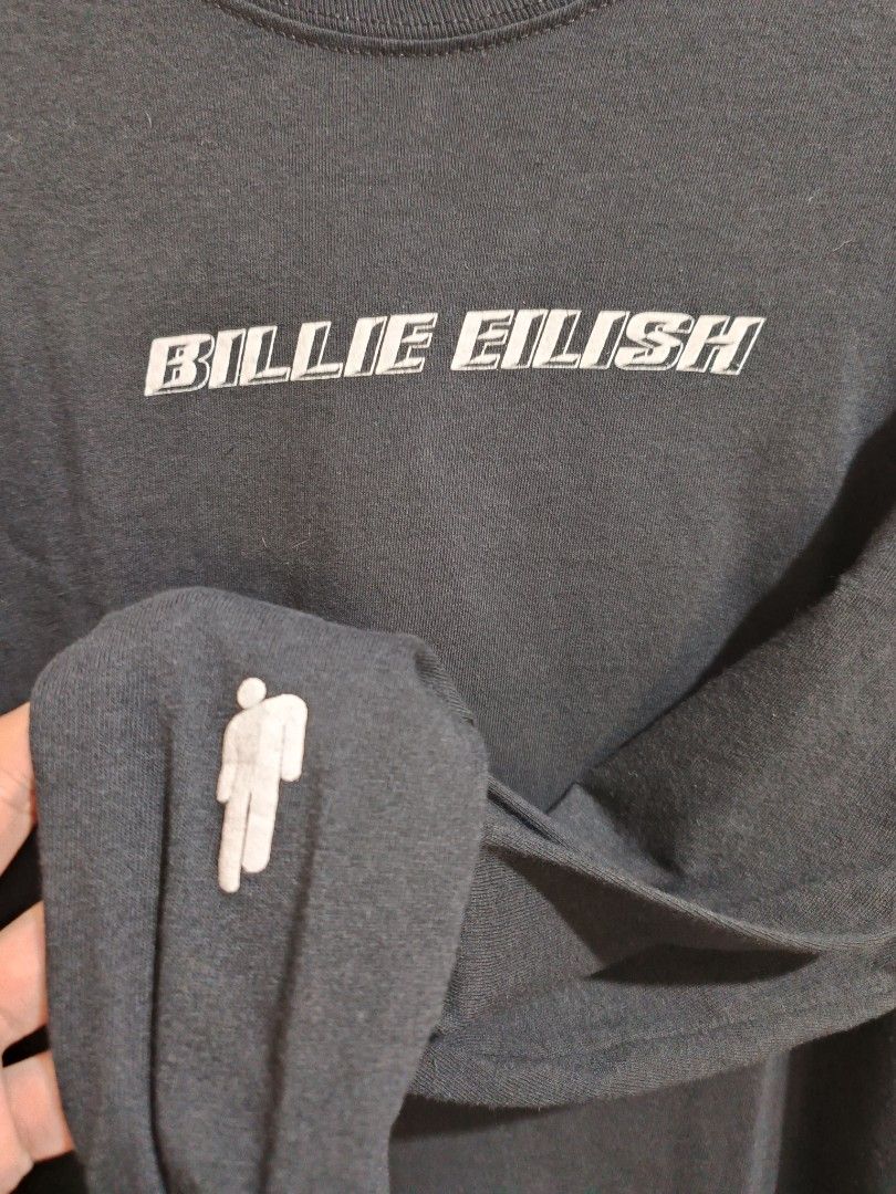 Billie Eilish (Category: Activewear) located in Cavite. Submitted by south.loot (Listing ID 1464781086, Image 3). Description: Billie Eilish Longsleeve Size M Length 27 Width 21 Excellent condition.