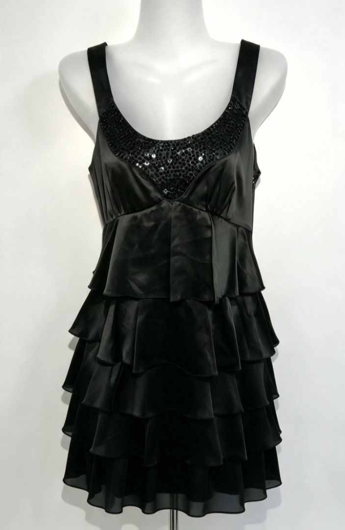 Black Sequin Tiered Dress (Category: Dresses) located in Calapan. Submitted by jyka12345 (Listing ID 1464686480, Image 2). Description: .
