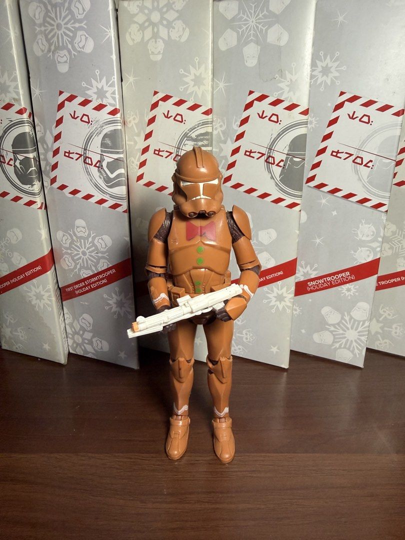 Black Series Holiday Edition (Category: Figurines & Statues) located in Angono. Submitted by brydeville (Listing ID 1464843136, Image 2). Description: ‼️ Black Series Holiday ‼️ Star Wars Balck Series Holiday Edition Set of 7 Troopers Snow Trooper 2x Clone Trooper 2x Imperial Storm Trooper First Order Storm Trooper Sirh Trooper Take all 7500 First to pay gets the item. 24hrs reservation. MOP: Bank xfer or Maya/Gcash. MOD: Grab/Lala, Gogo Express,