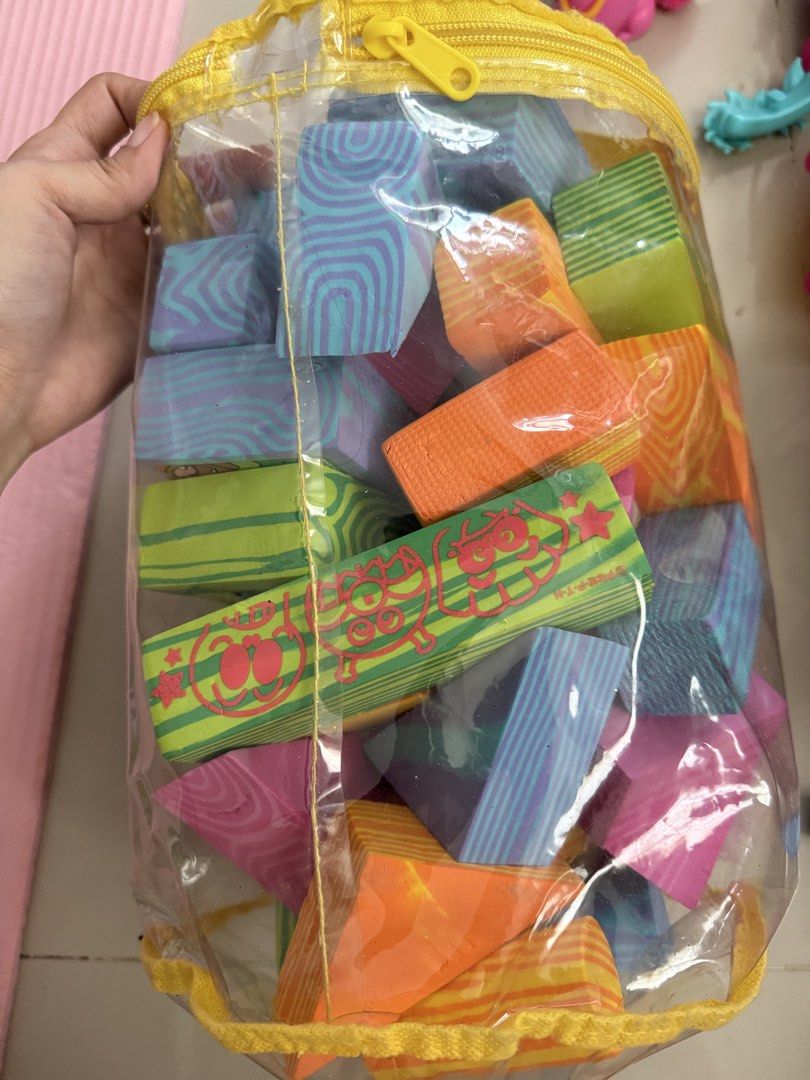Blocks foam for infant/ toddler (Category: Infant Playtime) located in Cabuyao City. Submitted by affordable_love_items (Listing ID 1464858992, Image 2). Description: Safe for baby & toddler Original anpan Cabuyao laguna.