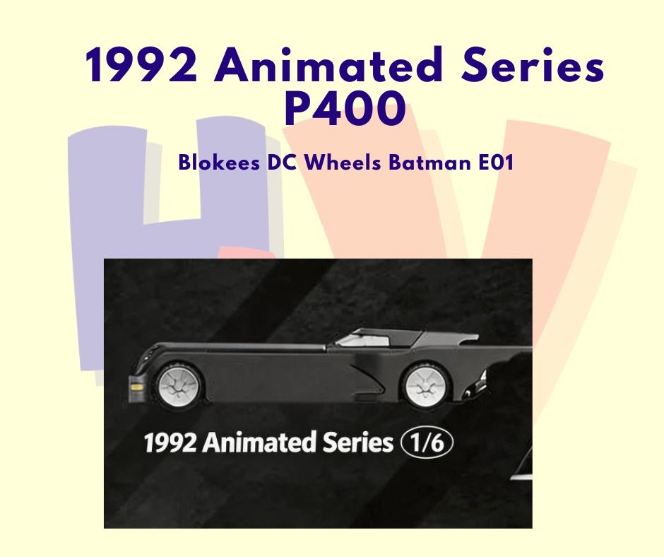 Blokees Wheels Batman E01-E02 (Category: Designer & Blind Box Toys) located in Pasig City. Submitted by havtrading (Listing ID 1461013977, Image 3). Description: Blokees Wheels Batman E01-E02 -Identified Blind Boxes -resealed/ brand new - Price posted - can ship by schedule - pick up location maybunga pasig courier j&t/lbc/grab/lalamove - LBC Cop shipping only/ payment first for the item - Mode of payment COD/ BDO/ GCASH/ MAYA/ BPI COD VIA pabili