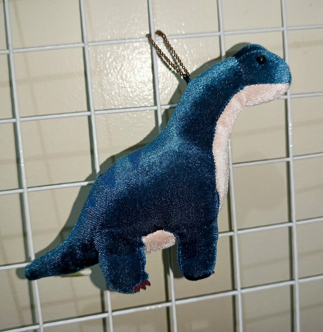 Blue Dinosaur Plush Keychain (Category: Plushies & Soft Toys) located in Pasig City. Submitted by sleepyfairy (Listing ID 1464952096, Image 1). Description: Blue Dinosaur keychain plush I can give discount if you buy 3 plushie charms message me if you have questions about the item 🫶🏻 shipping fee shouldered by buyer 🩷.