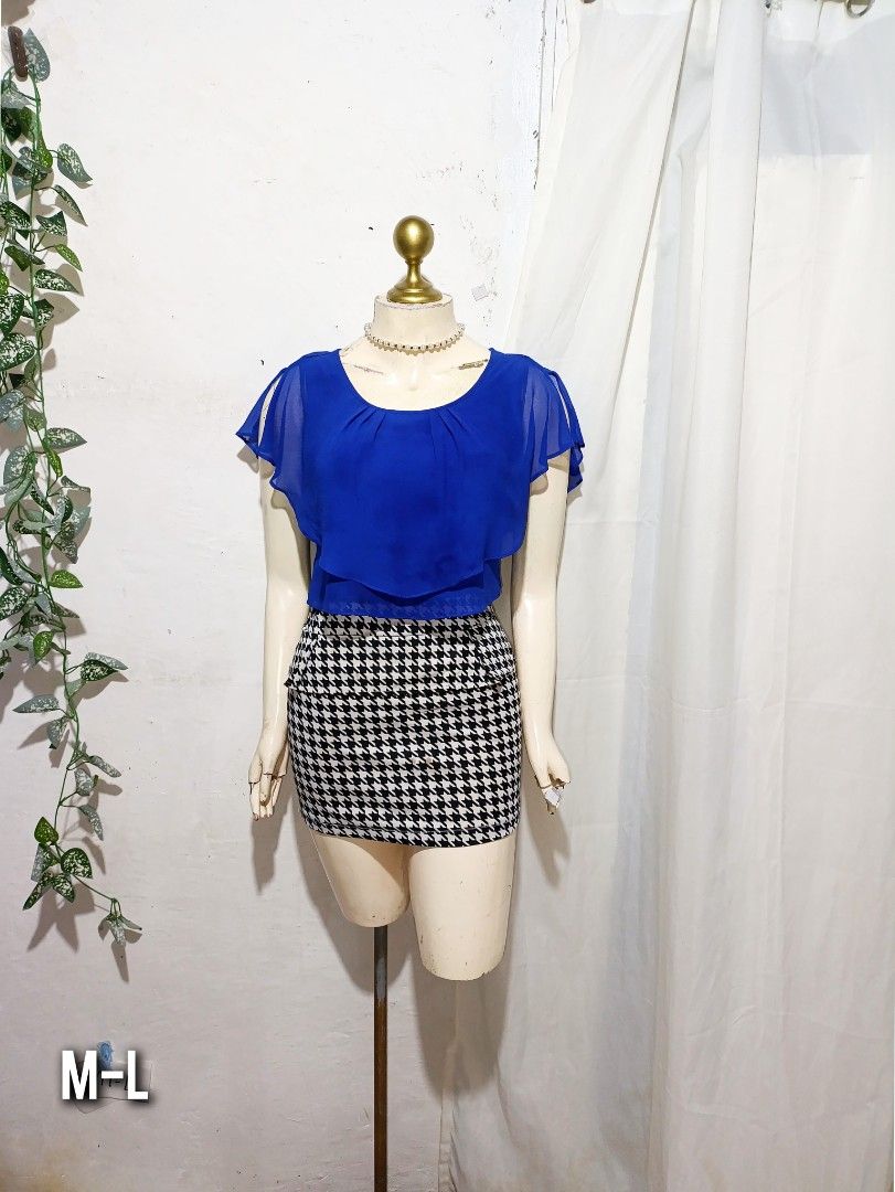 blue office retro dress (Category: Dresses) located in Pateros City. Submitted by amj_amj (Listing ID 1464877478, Image 1). Description: .