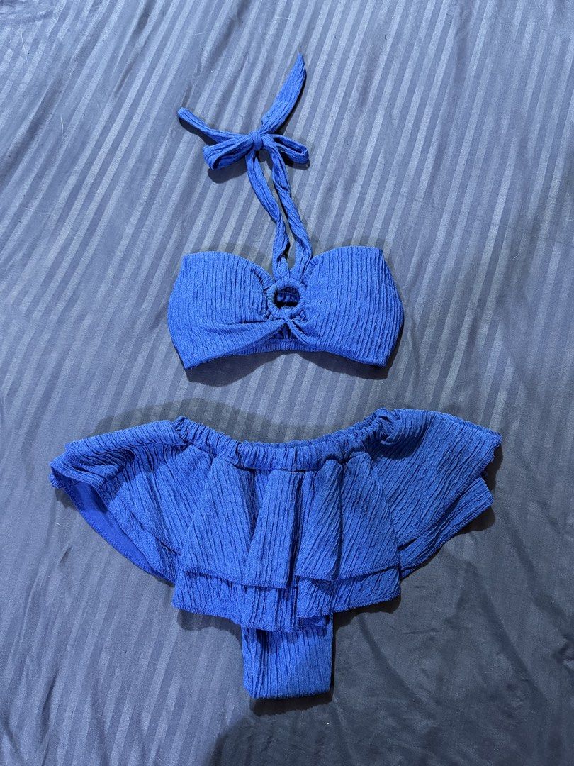 Blue Padded Bikini Skirt (Category: Bikinis & Swimsuits) located in Las Pinas. Submitted by bloomwithjoyph (Listing ID 1464873864, Image 1). Description: Black Padded Bikini S to M Used twice.