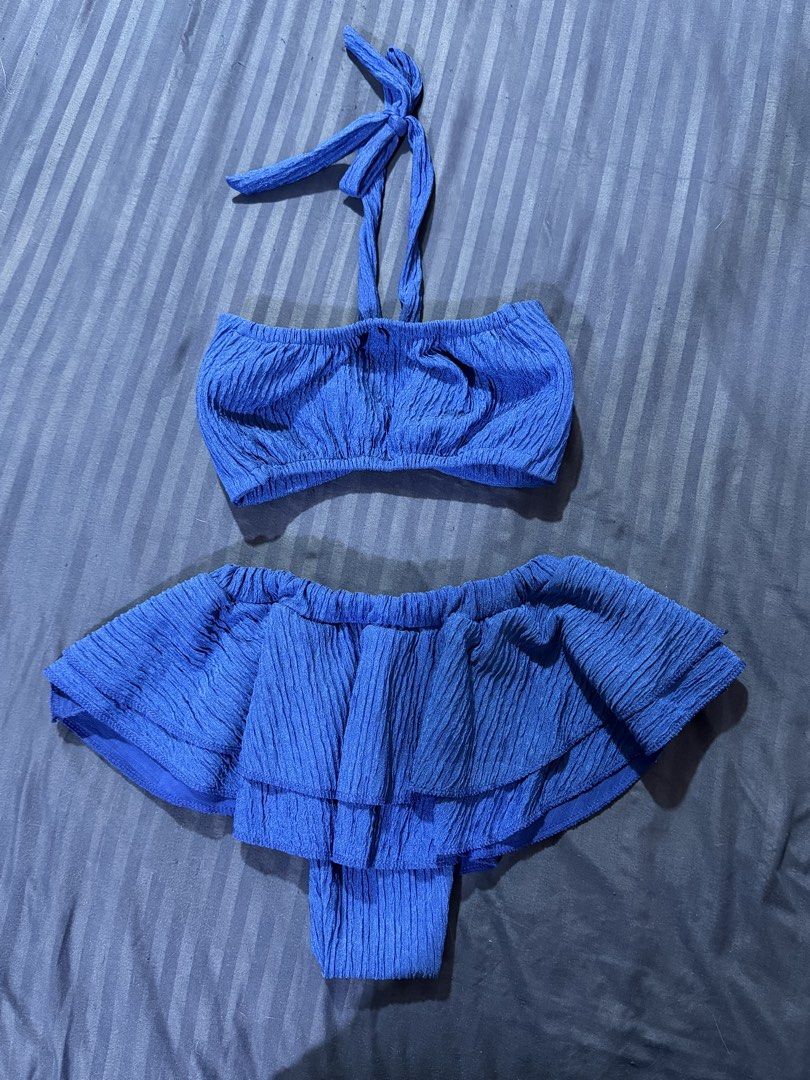 Blue Padded Bikini Skirt (Category: Bikinis & Swimsuits) located in Las Pinas. Submitted by bloomwithjoyph (Listing ID 1464873864, Image 2). Description: Black Padded Bikini S to M Used twice.