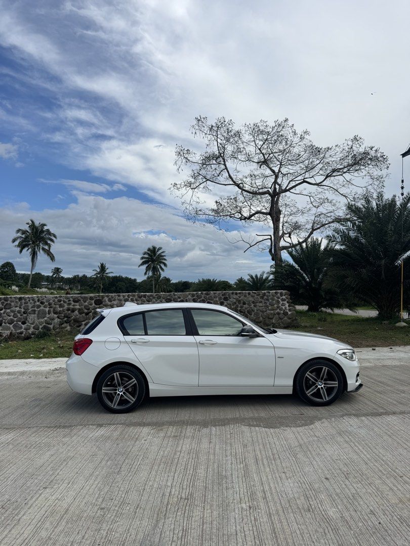 BMW 118i 5-Dr (A) (Category: Used Cars) located in Caloocan City. Submitted by kolands (Listing ID 1464924154, Image 2). Description: BMW 118i 2017 Sport line Automatic 60k odo 1.5 twin turbo 17 inch BMW alloy rims with run flat tires Rear-wheel drive 8-speed steptronic automatic Ice cold Ac New brake pads Msport sidemirror, bumperchin & ducktail Led foglights Newly detailed interior & exterior Clean and well maintained unit Perfect daily luxury 