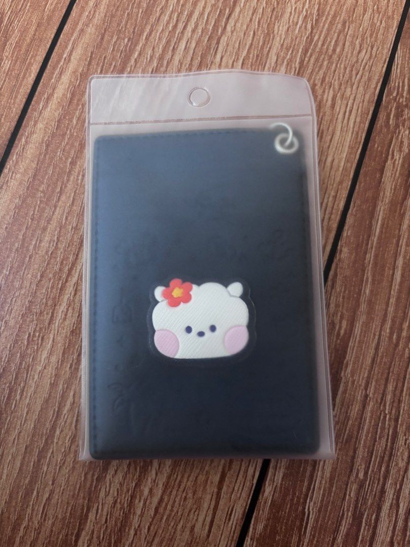 Bt21 Leather patch cardholder (Category: K-Wave Merchandise) located in San Pedro. Submitted by treasuresbyisabelle (Listing ID 1464790963, Image 2). Description: Bt21 Leather patch cardholder (monopoly) Opened but unused .