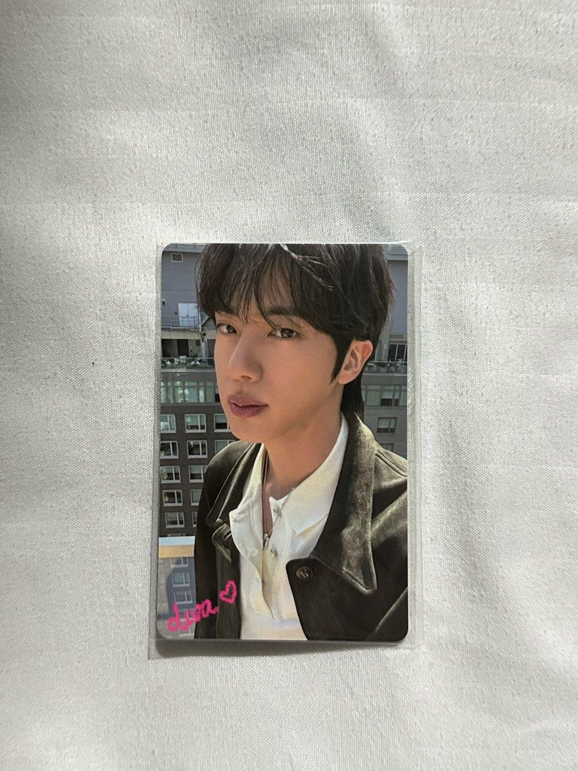 BTS Jin ARIRANG EUROPE MADRID LD (Category: K-Wave Merchandise) located in Caloocan City. Submitted by svnbams (Listing ID 1464833232, Image 1). Description: ‎☆ 。。。( wts lfb bts ph ) 🩰 ‎ 𖦹 ׂ 𓈒 seokjin eu ld pc 🐇₊˚ ‎🎀 ₱450 payo / ₱550 oct 15 w/ 50% nrdp ‎— onhand & sealed ‎— reply/dm to claim ‎⭐️ bangtan jin europe arirang luckydraw photocard.