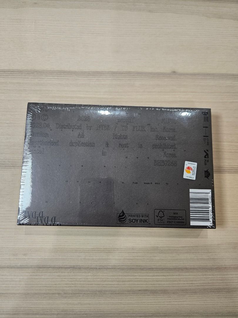 BTS Suga Agust D D-DAY Album (Category: CDs & DVDs) located in Quezon City. Submitted by hey_rita (Listing ID 1464853392, Image 3). Description: - Agust D 'D-DAY' solo album (BTS Suga) Version 01 - 100% brand new and sealed in original plastic wrap (w/ KOMCA authenticity sticker) - Inclusions: 1 CD, 1 Photobook, 1 Lyric Book, 2 Photocards, 1 Scanimation card, 1 Postcard, 1 Graphic sticker, 1 Folded poster - Perfect for K-pop collectors / ARMY mop
