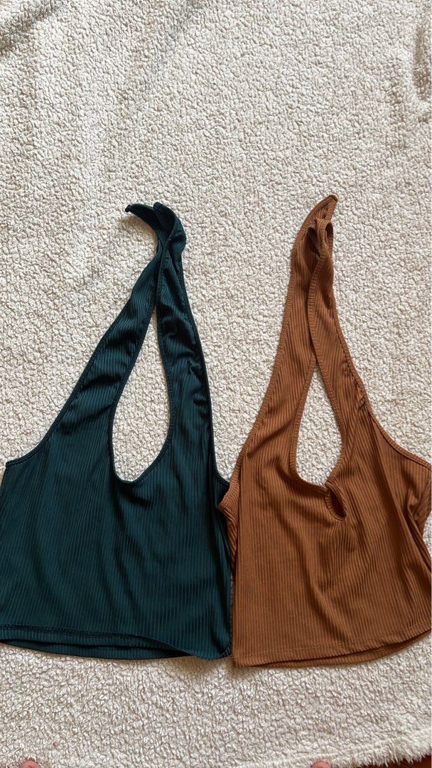Bundle (halter top) (Category: Others Tops) located in Cauayan City . Submitted by declutterdarling (Listing ID 1464871924, Image 1). Description: Size: Small.