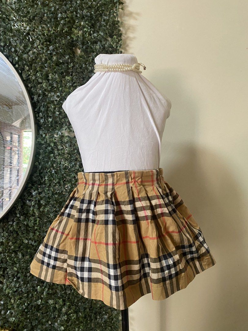 Burberry skirt for kids (Category: Babies & Kids Fashion) located in Manila. Submitted by avathriftedcloset (Listing ID 1464833500, Image 1). Description: Free sf.