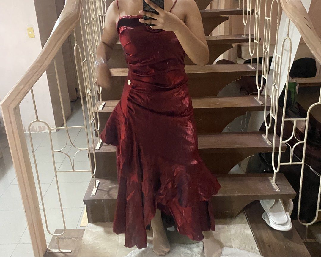 Burgundy Long Dress (Category: Dresses) located in Dagupan City. Submitted by maryennie (Listing ID 1461417854, Image 3). Description: .