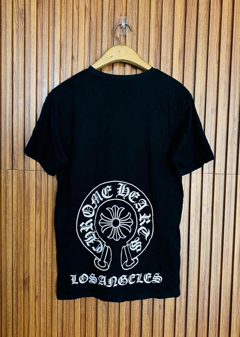 C. H (Category: Luxury Apparel) located in General Santos City (Dadiangas). Submitted by samirabdul00691 (Listing ID 1464934010, Image 2). Description: BRAND➡️ CHROMEHEARTS SIZE➡️ Medium to Large DIMES➡️w20.5/L28 COLOR RATE➡️9.7/10 solid black pah ISSUE➡️none.