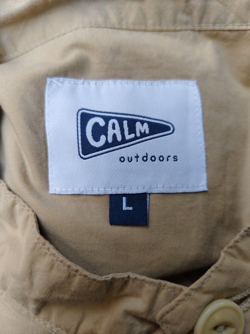 CALM outdoors Mandarin collar w/kangaroo front pocket (Category: Coats, Jackets and Outerwear) located in Baguio. Submitted by archival_thrifted.ph. (Listing ID 1464877448, Image 3). Description: FOR SALE‼️ .CALM OUTDOORS MANDARIN COLLAR W/KANGAROO FRONT POCKET .EXCELLENT CONDITION .💯 AUTHENTIC .SIZE LARGE ON TAG .PHP 1700 PLUS SF .❌❌ COP/COD .MOP GCASH .COURIER J&T .BAGUIO AREA .DM FOR SURE BUYER TY.