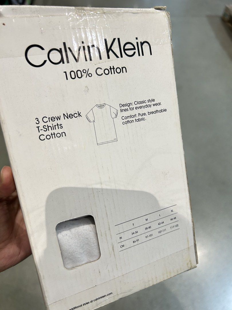 Calvin klein 3PK white shirt (Category: Tshirts & Polo Shirts ) located in Calamba. Submitted by biyanggg (Listing ID 1464845132, Image 2). Description: Plus sf XL ONLY.
