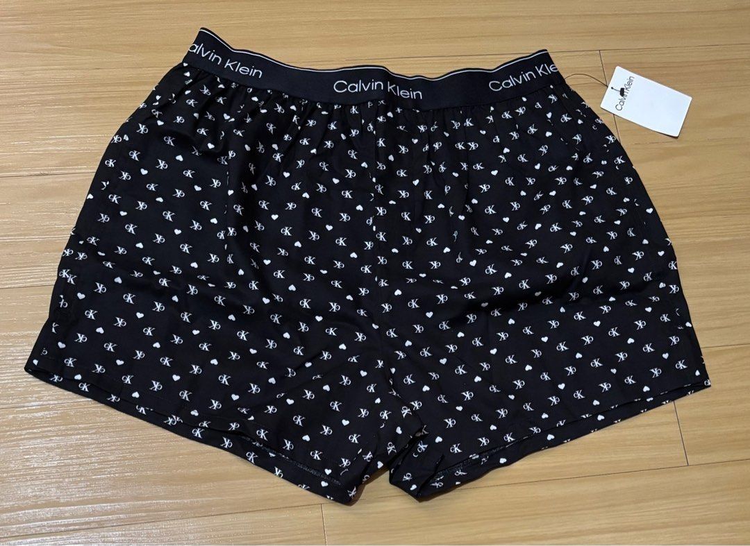 Calvin Klein Boxer / Sleepwear Small (Category: Sleep and Loungewear) located in Quezon City. Submitted by beckyshop2024 (Listing ID 1464944621, Image 1). Description: - Brand new with tag - Original from US - Runs big, XS on tag, fits up to Small - Color: Black - Design: CK Monogram.