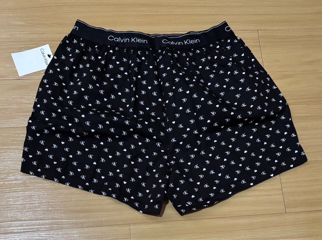 Calvin Klein Boxer / Sleepwear Small (Category: Sleep and Loungewear) located in Quezon City. Submitted by beckyshop2024 (Listing ID 1464944621, Image 2). Description: - Brand new with tag - Original from US - Runs big, XS on tag, fits up to Small - Color: Black - Design: CK Monogram.