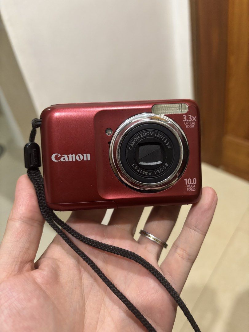 Canon Powershot A800 (Category: Cameras) located in Quezon City. Submitted by fourhundred.niijuu (Listing ID 1464802737, Image 3). Description: - 10 megapixels cod sensor - 3.3x optical zoom - powered by 2 doubeA batteries - with light scratches/signs of use on the body - captures photos and videos wellhjj inclusions: - camera unit - strap please manage expectations as this is a pre-owned digicam with minor aesthetic flaws, but works perfectly we