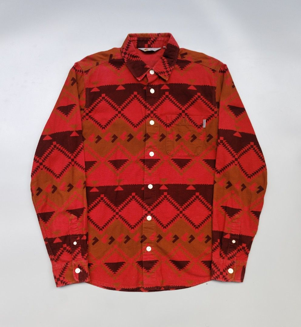 Carhartt native Aztec (mens) (Category: Coats, Jackets and Outerwear) located in Baguio. Submitted by archival_thrifted.ph. (Listing ID 1464882237, Image 1). Description: FOR SALE‼️ . CARHARTT NATIVE AZTEC DESIGN .EXCELLENT CONDITION .SIZE MEDIUM ON TAG .PHP 1900 PLUS SF .❌❌ COP/COD .MOP GCASH .COURIER J&T .BAGUIO AREA .DM FOR SURE BUYER TY.