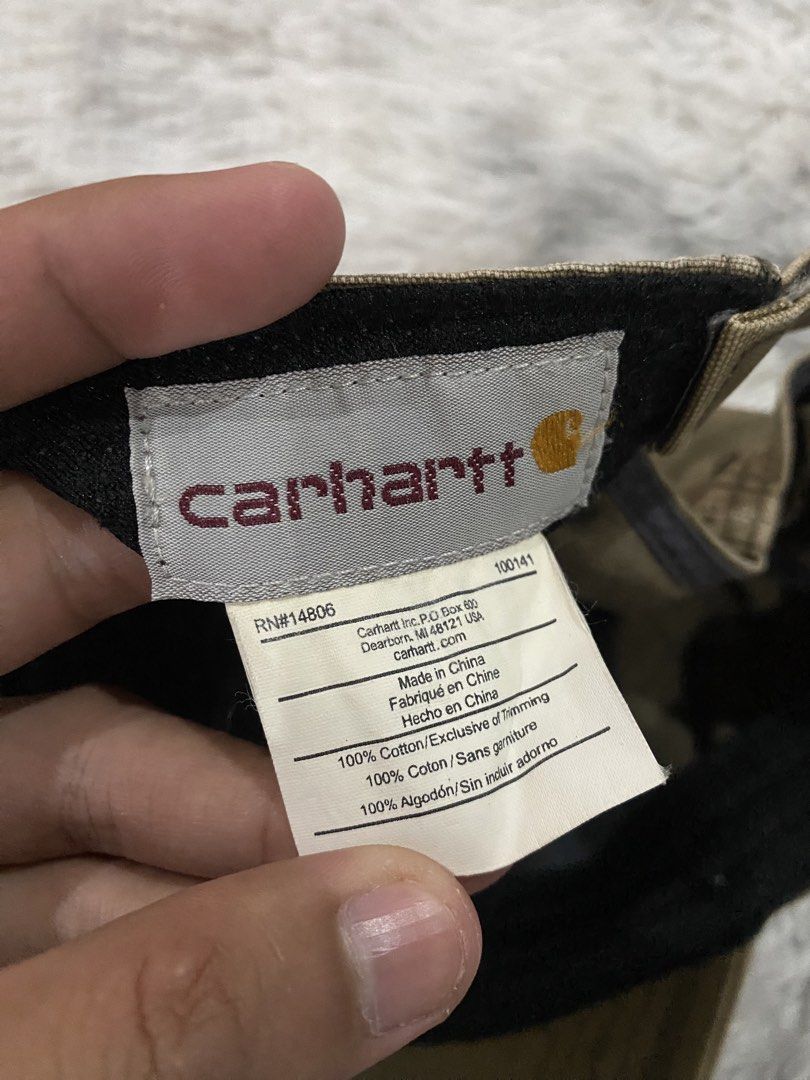 Cartho Brown Carhartt Canvas Cap (Category: Caps & Hats) located in Tarlac. Submitted by cheap.fleaaa (Listing ID 1464793811, Image 2). Description: Carhartt✨ Vintage condi 500 + ship Any courier Tarlac based📍.
