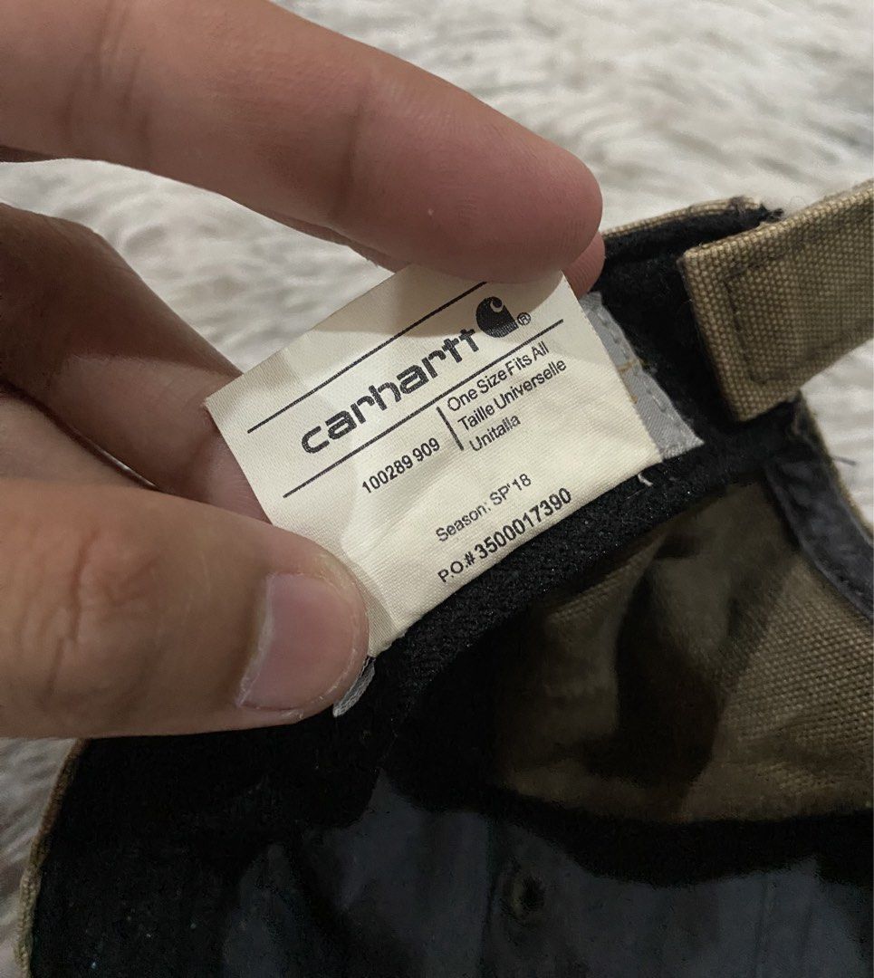 Cartho Brown Carhartt Canvas Cap (Category: Caps & Hats) located in Tarlac. Submitted by cheap.fleaaa (Listing ID 1464793811, Image 3). Description: Carhartt✨ Vintage condi 500 + ship Any courier Tarlac based📍.