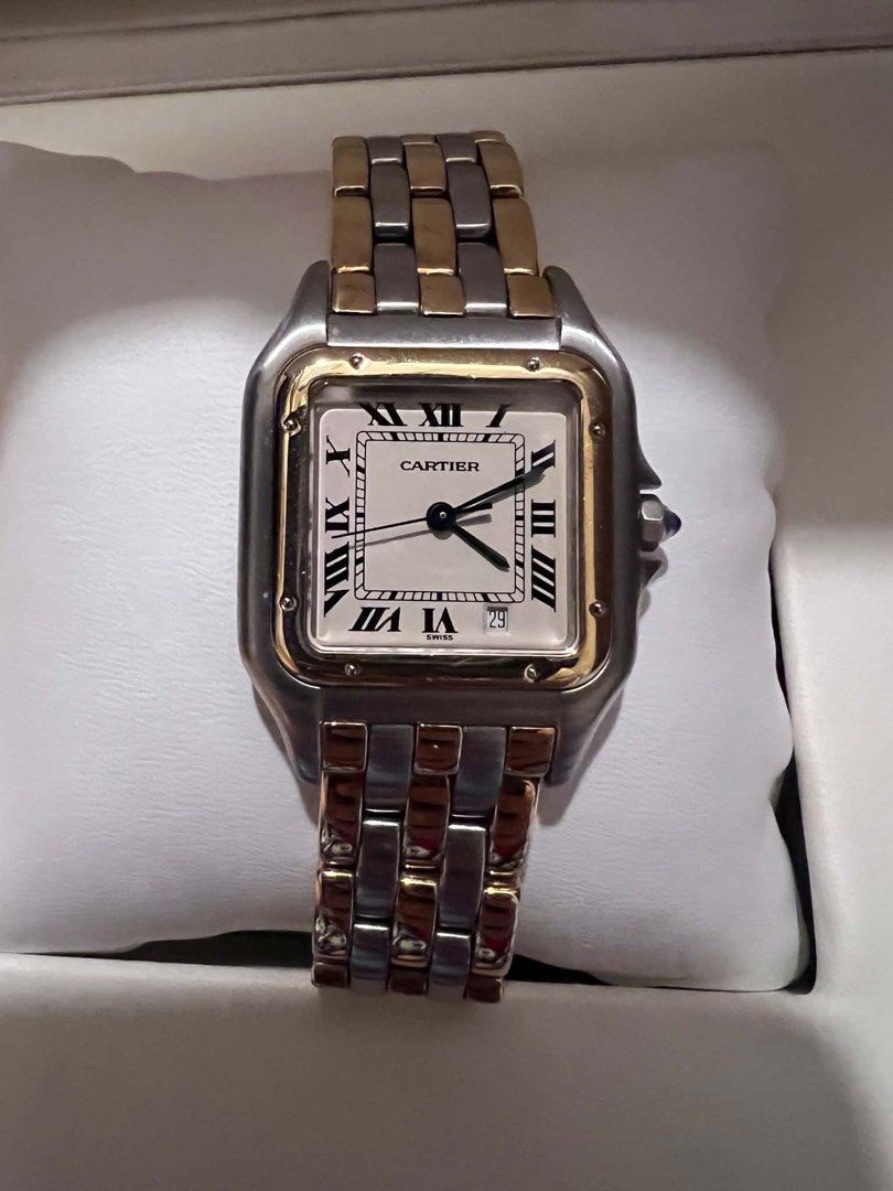 Cartier Panthere Three Row MM YG/SS Quartz (Category: Luxury Watches) located in Las Pinas. Submitted by daisuki_japan_luxury_by_reiko (Listing ID 1464841144, Image 3). Description: On hand Manila Selling for a client as she needs funds.