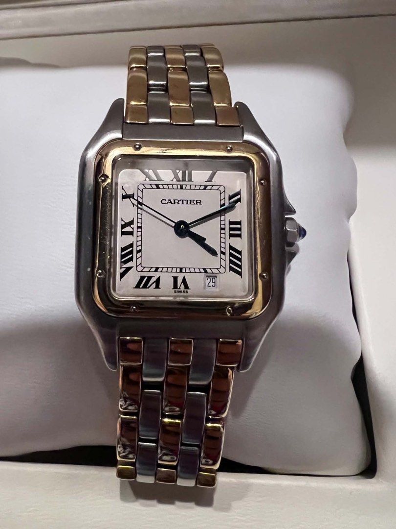 Cartier Panthere Three Row MM YG/SS Quartz (Category: Luxury Watches) located in Las Pinas. Submitted by daisuki_japan_luxury_by_reiko (Listing ID 1464841144, Image 1). Description: On hand Manila Selling for a client as she needs funds.
