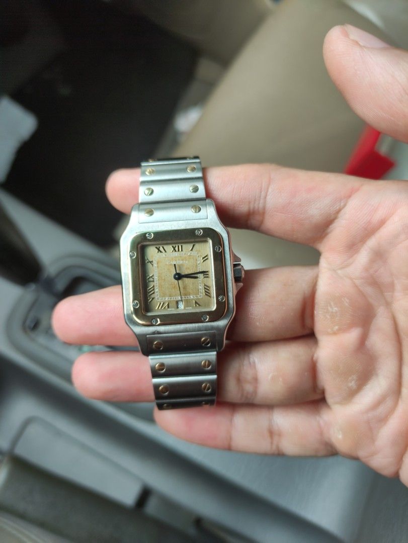 Cartier Santos Galbee (Category: Luxury Watches) located in Quezon City. Submitted by secreticedtea (Listing ID 1464839327, Image 1). Description: Cartier Santos Galbee 1566 W20030C4 29mmx41mm watch and cartier box.