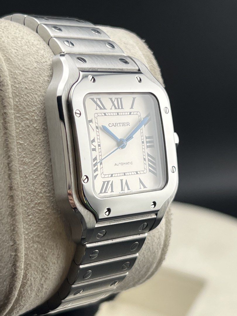 Cartier Santos Medium 2019 (Category: Men's Watches) located in Makati City. Submitted by tpx.ph (Listing ID 1464897217, Image 3). Description: Cartier Santos Medium 2019 428k Cash Price WSSA0010 Good Condition Complete Set.
