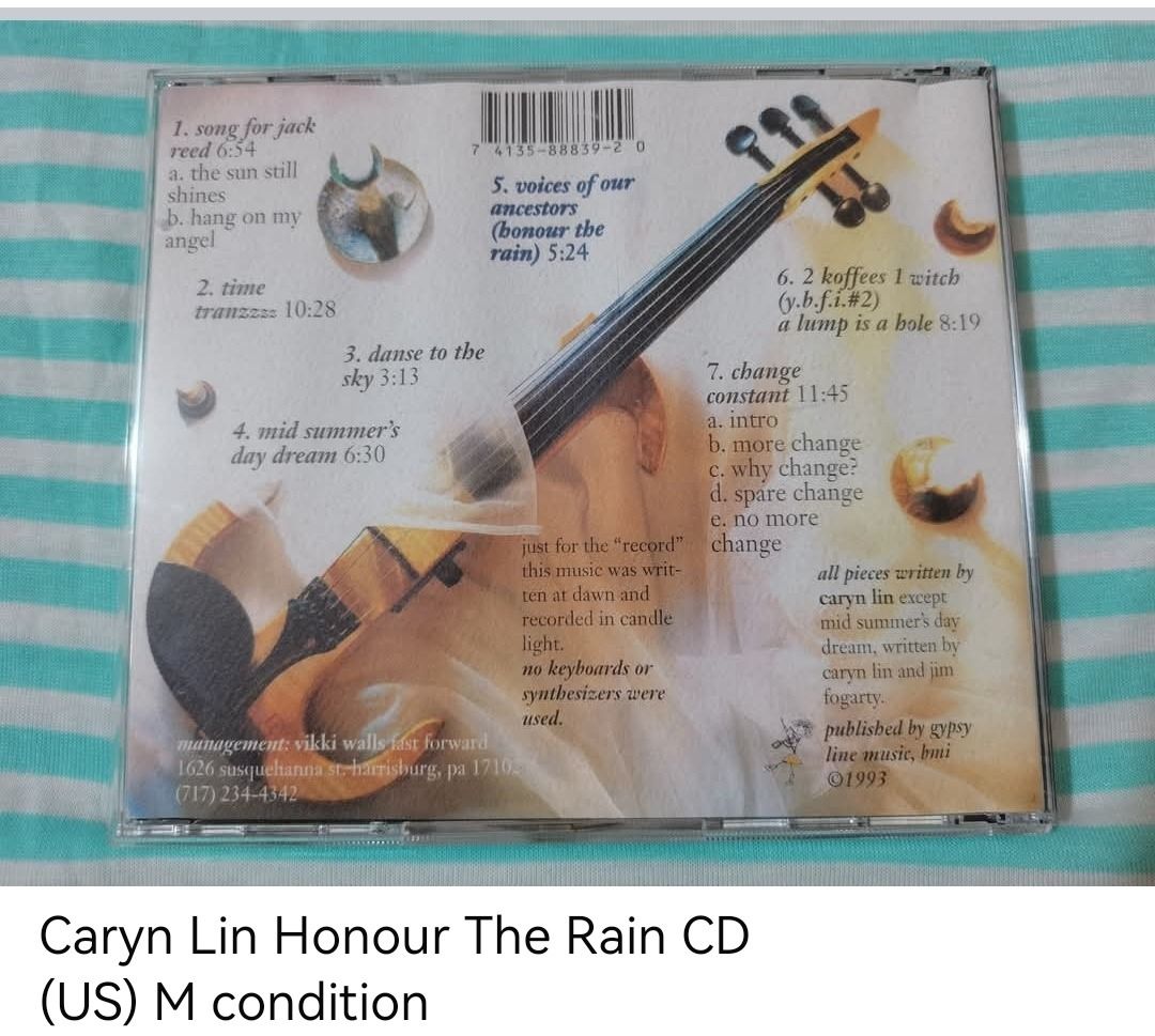 Caryn Lin Honour The Rain CD (unsealed) (Category: CDs & DVDs) located in Dangcagan. Submitted by cd_haven5 (Listing ID 1464794147, Image 2). Description: #FORSALE #FORSALE #FORSALE #Authentic #Legit #Original We only sell original items. All items posted are on hand. Please message me for availability of the item/s because the items are also posted on my other online stores. All items are imported unless stated PH. We also accept Pre-orders. Pay