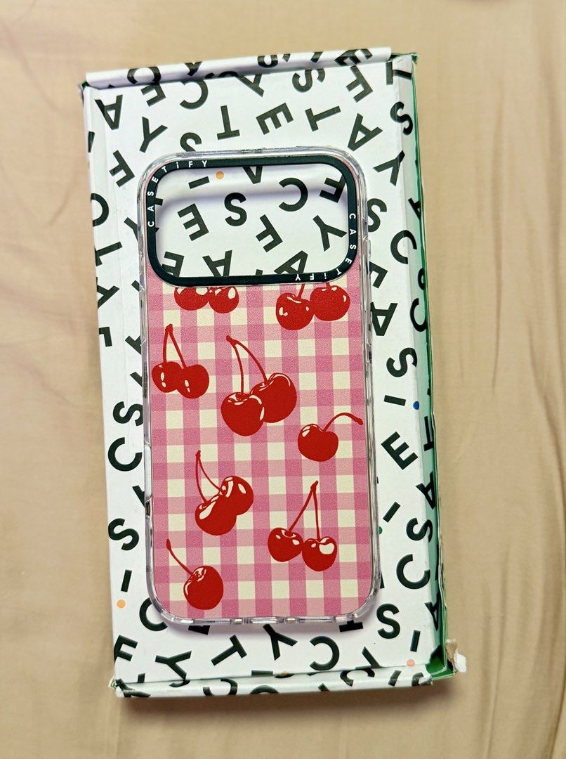 Casetify Cherry (Category: Cases & Sleeves) located in Tanza. Submitted by ikaaaay08 (Listing ID 1464849365, Image 1). Description: Casetify Cherry -2500 -10/10 -fitted only SF shouldered by buyer J&T.