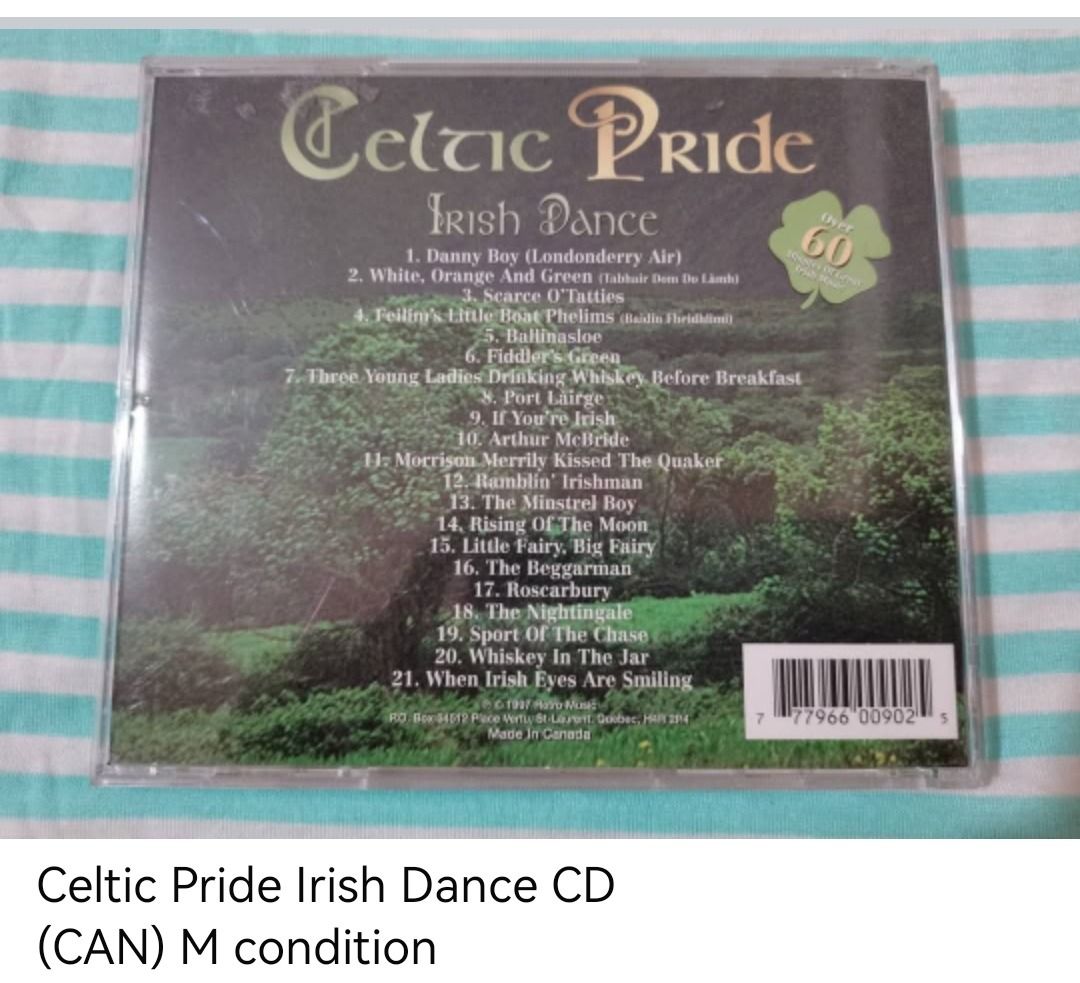 Celtic Pride Irish Dance CD (unsealed) (Category: CDs & DVDs) located in Dangcagan. Submitted by cd_haven5 (Listing ID 1464802524, Image 2). Description: #FORSALE #FORSALE #FORSALE #Authentic #Legit #Original We only sell original items. All items posted are on hand. Please message me for availability of the item/s because the items are also posted on my other online stores. All items are imported unless stated PH. We also accept Pre-orders. Paym