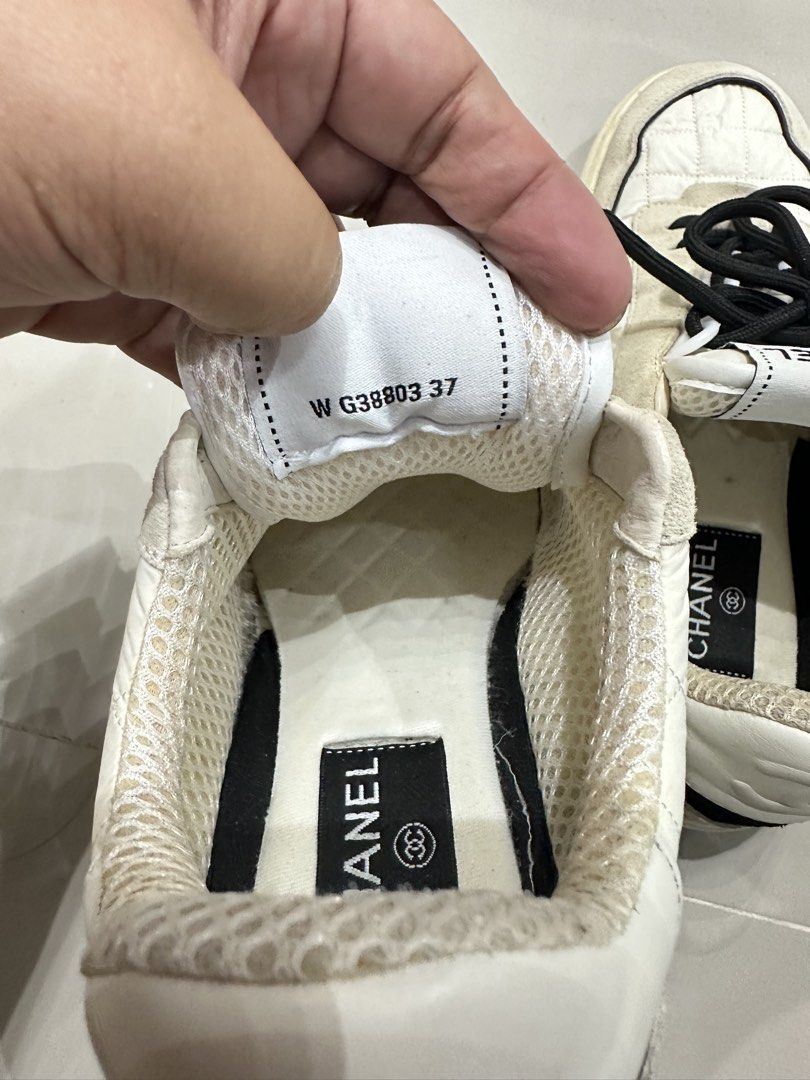Chanel sneakers size 6 womens (Category: Sneakers & Footwear) located in Paranaque City. Submitted by lovedbyme888 (Listing ID 1464878325, Image 3). Description: In very good condition .