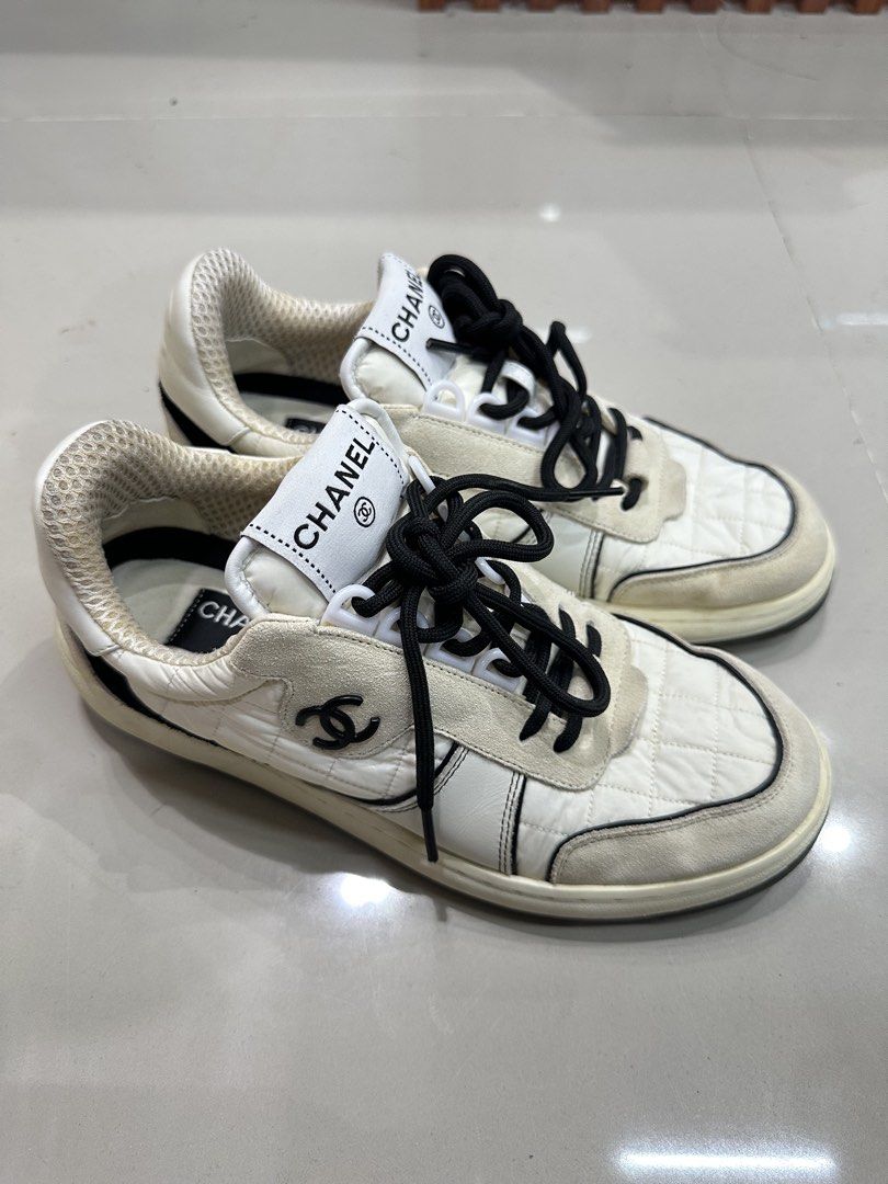 Chanel sneakers size 6 womens (Category: Sneakers & Footwear) located in Paranaque City. Submitted by lovedbyme888 (Listing ID 1464878325, Image 2). Description: In very good condition .