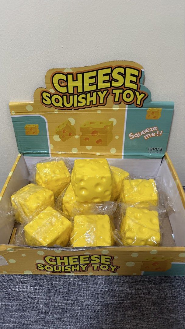 Cheese Squishy (Category: Interactive Toys) located in Manila. Submitted by handpicked_tin (Listing ID 1464780145, Image 3). Description: 70/each !! brand new .