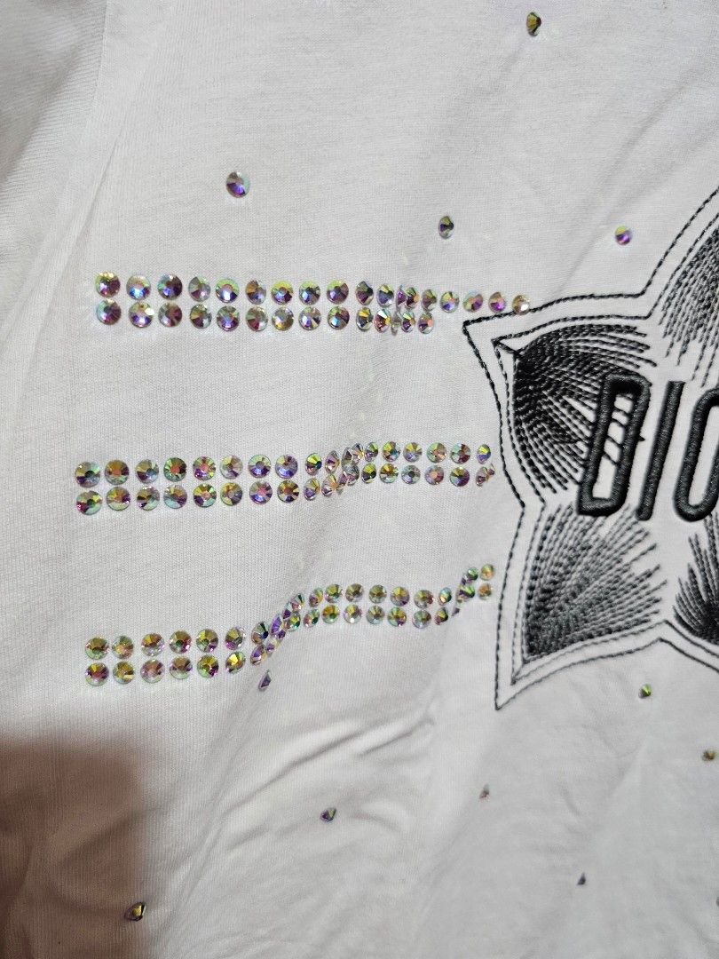 Christian Dior (Category: Blouses) located in Angeles City. Submitted by kodachi10 (Listing ID 1464804609, Image 2). Description: christian dior shirt complete crystals sparkly!.