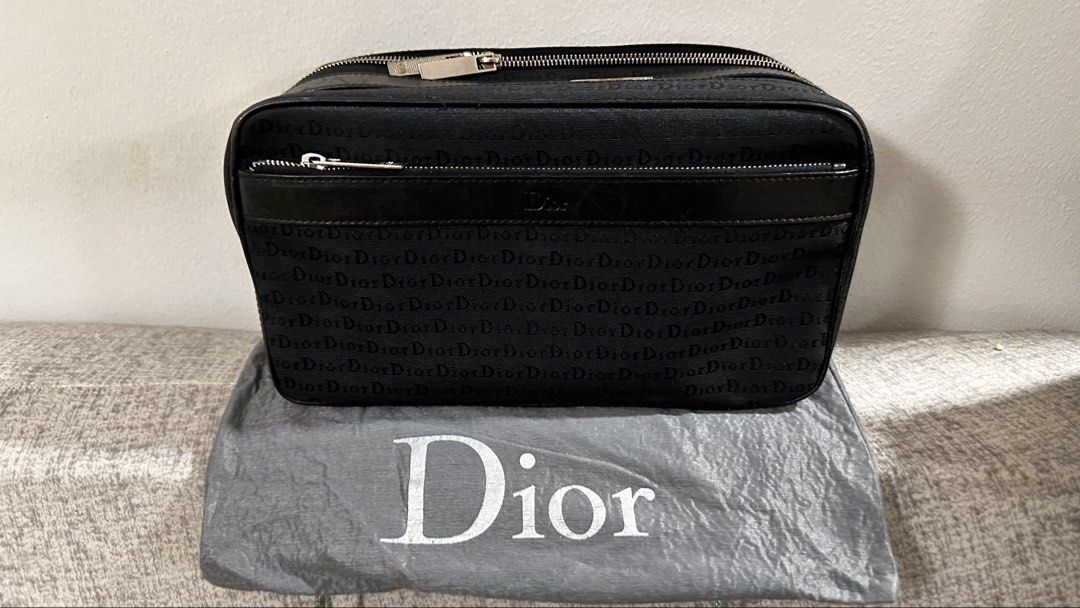 Christian Dior Cosmetic/Toiletry Case/Pouch (Category: Luxury Bags & Wallets) located in Quezon City. Submitted by ror-y (Listing ID 1464873110, Image 1). Description: With dustbag 10x5.5x4 inches .
