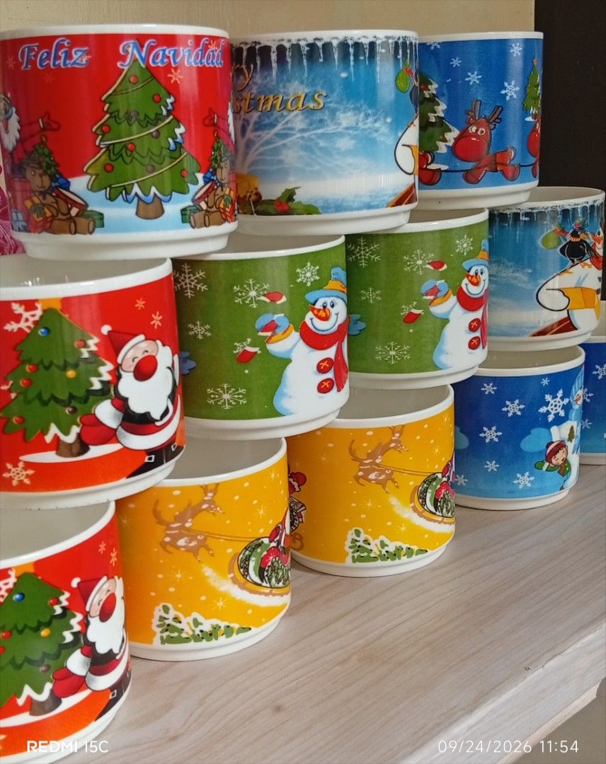 Christmas Mugs (Category: Coffee & Tea Tableware) located in Manila. Submitted by nobledolphin.e03a92 (Listing ID 1464908427, Image 2). Description: Affordable but elegant Christmas Mugs for gift aways,for personal use and even useful for your coffee shop. Hurry buy now while supply last. Super affordable..