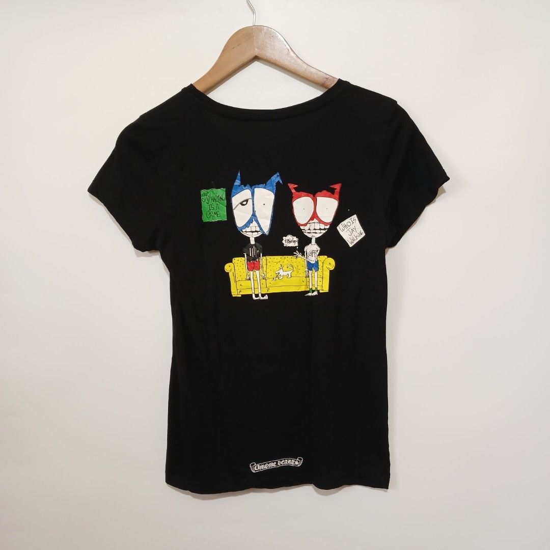 CHROME HEARTS X MATTY BOY (Category: Blouses) located in Ozamiz City. Submitted by 2nd.sight (Listing ID 1464781624, Image 1). Description: *off only size: small w: 15.5 l: 24.5 like new.